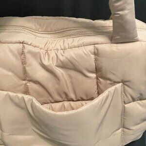WILO THE LABEL QUILTED PUFFER WEEKENDER BAG